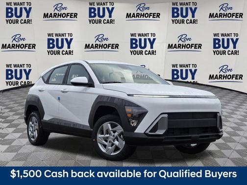 Atlas White 2027 Hyundai KONA SE