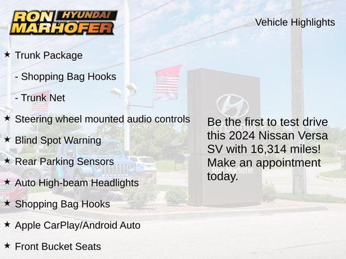 Scarlet Ember Tintcoat 2024 Nissan Versa 1.6 SV