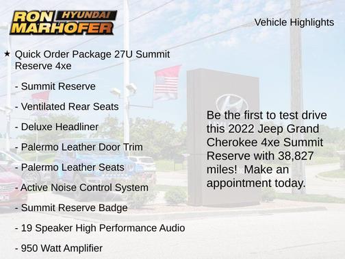 Bright White Clearcoat 2022 Jeep Grand Cherokee 4xe Summit Reserve
