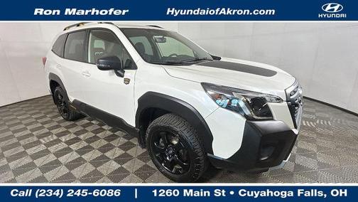 Crystal White Pearl 2023 Subaru Forester Wilderness