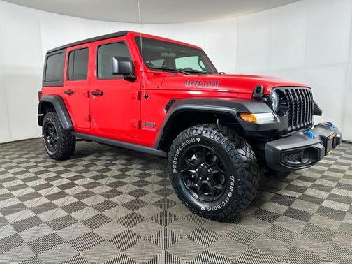 Firecracker Red Clearcoat 2023 Jeep Wrangler 4xe Base