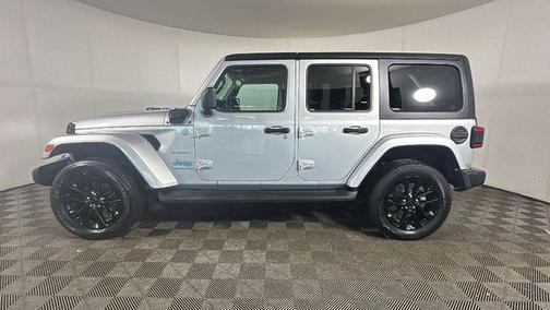 Silver Zynith Clearcoat 2023 Jeep Wrangler 4xe Sahara