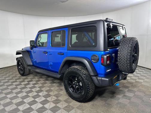Hydro Blue Pearlcoat 2024 Jeep Wrangler 4xe Willys