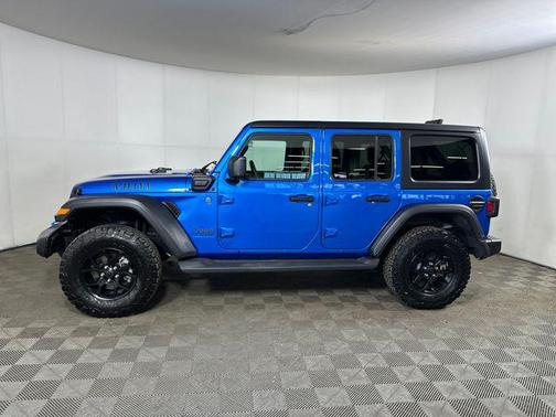 Hydro Blue Pearlcoat 2024 Jeep Wrangler 4xe Willys