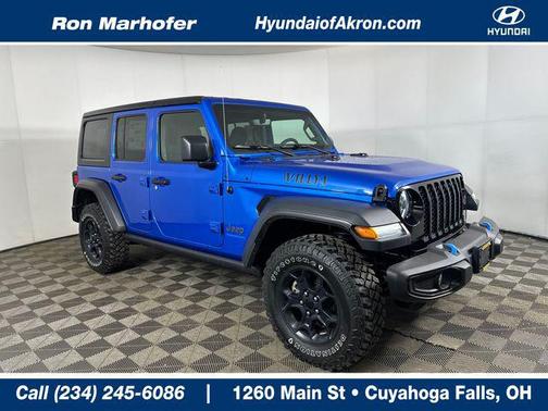 Hydro Blue Pearlcoat 2023 Jeep Wrangler 4xe Base