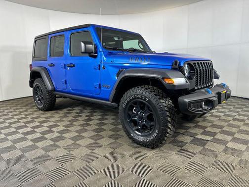 Hydro Blue Pearlcoat 2023 Jeep Wrangler 4xe Base