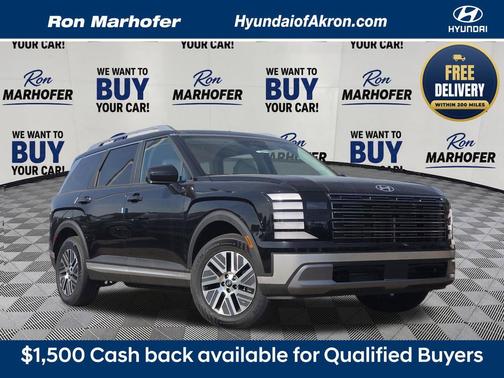 Abyss Black Pearl 2026 Hyundai Palisade Hybrid SEL 7P