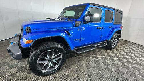 Hydro Blue Pearlcoat 2024 Jeep Wrangler 4xe Sport S