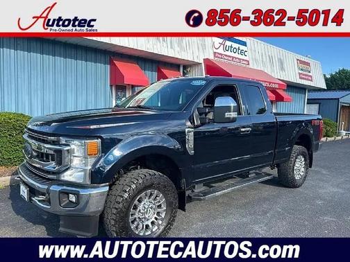 Antimatter Blue Metallic 2021 Ford F-250 XLT Truck