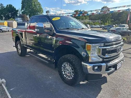 Antimatter Blue Metallic 2021 Ford F-250 XLT