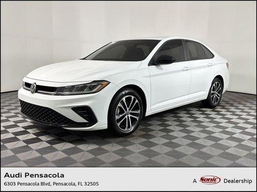 Pure White 2025 Volkswagen Jetta 1.5T Sport