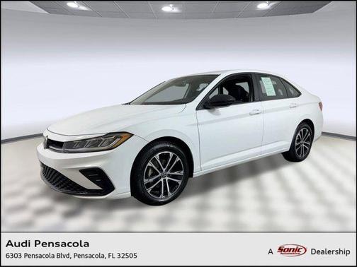 Pure White 2025 Volkswagen Jetta 1.5T Sport