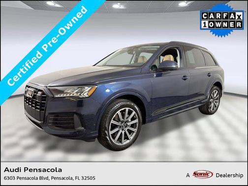 Waitomo Blue Metallic 2023 Audi Q7 45 Premium Plus