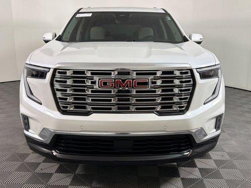 White Frost Tricoat 2024 GMC Acadia Denali