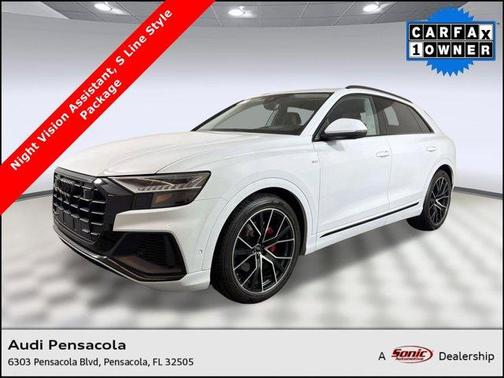 Glacier White Metallic 2022 Audi Q8 55 Prestige