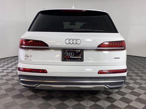 Carrara White 2021 Audi Q7 45 Premium Plus