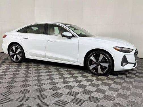 Glacier White Metallic 2025 Audi A5 Premium Plus TFSI quattro S tronic
