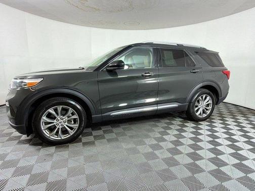 FORGED GREEN METALLIC 2022 Ford Explorer Limited
