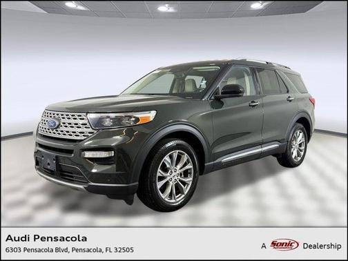 FORGED GREEN METALLIC 2022 Ford Explorer Limited