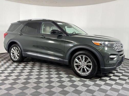FORGED GREEN METALLIC 2022 Ford Explorer Limited