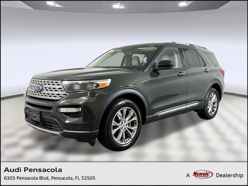 FORGED GREEN METALLIC 2022 Ford Explorer Limited