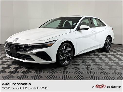 Serenity White 2025 Hyundai ELANTRA SEL