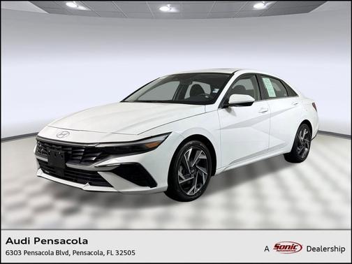 Serenity White 2025 Hyundai ELANTRA SEL