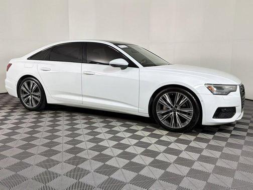 Glacier White Metallic 2023 Audi A6 45 Premium Plus