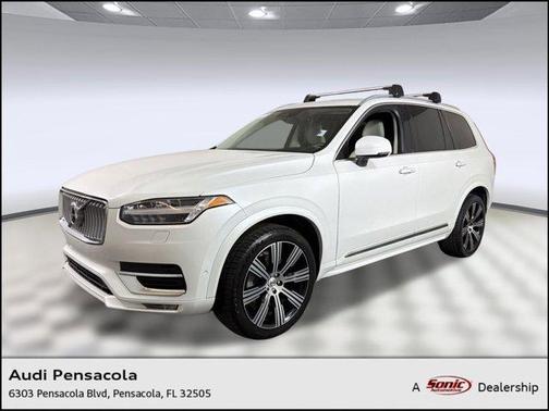 Crystal White Metallic 2022 Volvo XC90 T6 Inscription