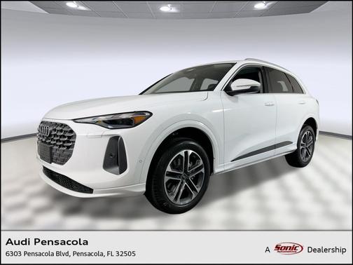 White 2025 Audi Q5 Premium TFSI quattro S tronic
