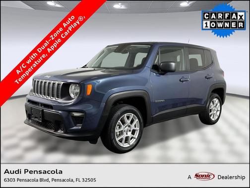 Slate Blue Pearlcoat 2023 Jeep Renegade Latitude