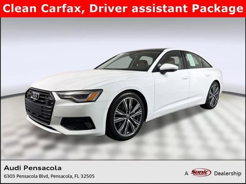 White 2020 Audi A6 45 Premium Plus