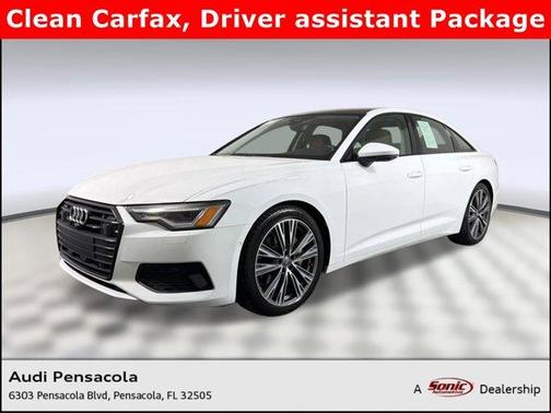 White 2020 Audi A6 45 Premium Plus