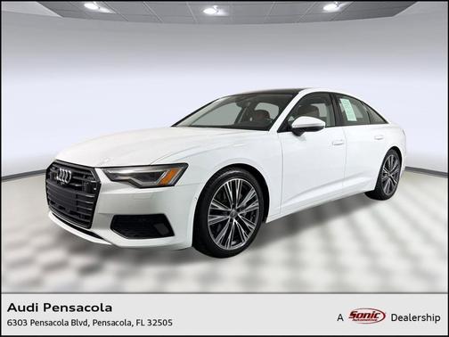White 2020 Audi A6 45 Premium Plus