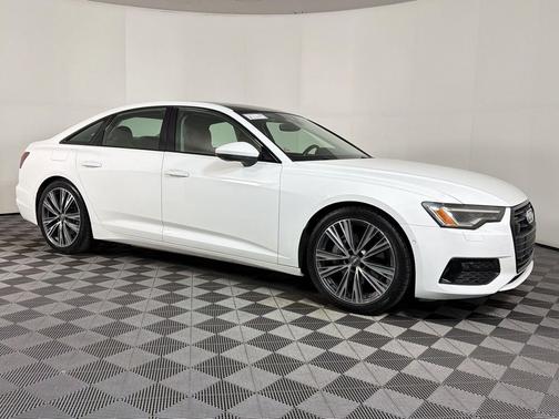 White 2020 Audi A6 45 Premium Plus