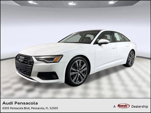 White 2020 Audi A6 45 Premium Plus