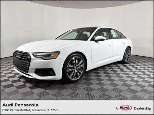 White 2020 Audi A6 45 Premium Plus