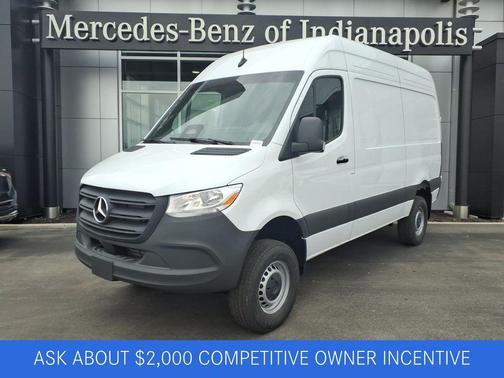 Arctic White 2026 Mercedes-Benz Sprinter 2500 Standard Roof