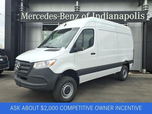 Arctic White 2026 Mercedes-Benz Sprinter 2500 Standard Roof