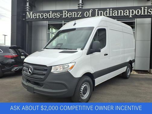Arctic White 2026 Mercedes-Benz Sprinter 2500 Standard Roof