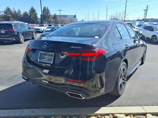 Black 2026 Mercedes-Benz C-Class C 300 4MATIC