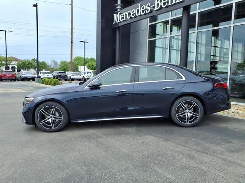 Blue 2026 Mercedes-Benz E-Class E 350 4MATIC