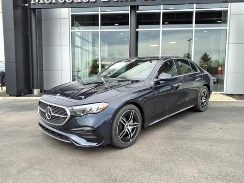 Blue 2026 Mercedes-Benz E-Class E 350 4MATIC