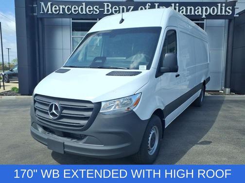 Arctic White 2026 Mercedes-Benz Sprinter 2500 170 WB High Roof Extended Cargo