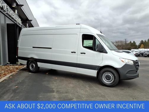 Arctic White 2026 Mercedes-Benz Sprinter 2500 High Roof