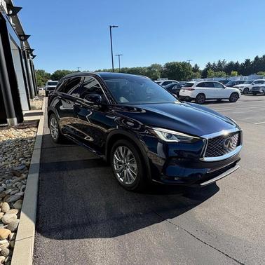 Hermosa Blue 2024 INFINITI QX50 Luxe