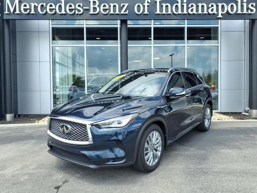 Hermosa Blue 2024 INFINITI QX50 Luxe