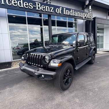 Black Clearcoat 2021 Jeep Wrangler Unlimited Sahara Altitude