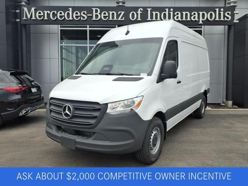 Arctic White 2026 Mercedes-Benz Sprinter 2500 Standard Roof