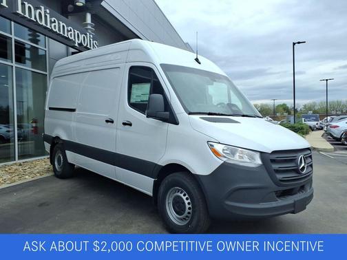 Arctic White 2026 Mercedes-Benz Sprinter 2500 Standard Roof